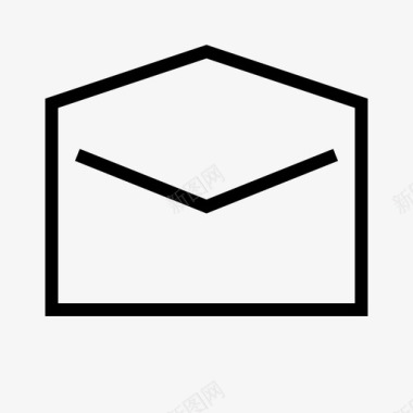 邮件阅读信打开的邮件图标图标
