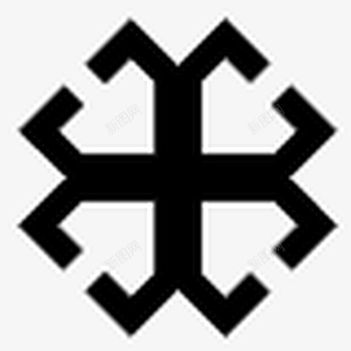 米勒十字图案物体图标svg_新图网 https://ixintu.com 图案 形状 物体 符号 米勒十字