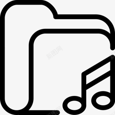 音乐文件夹组织保存图标图标