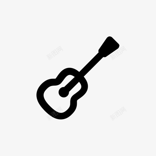吉他ui元素弦乐器图标svg_新图网 https://ixintu.com ui元素 乐器 吉他 圆形 字符 小型 弦乐器 界面 简单 音乐家