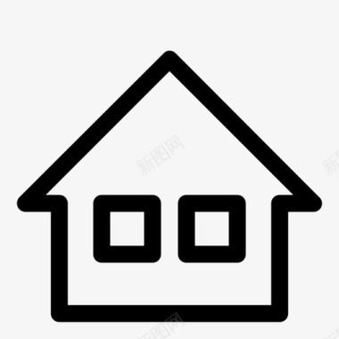 家简单住所图标图标