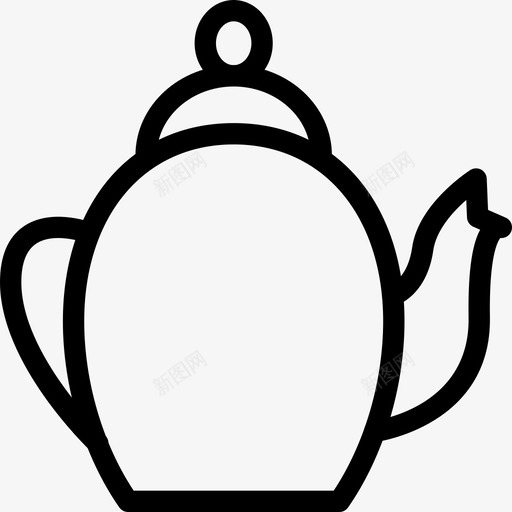 壶煮茶图标svg_新图网 https://ixintu.com 壶 水 煮 煮茶茶具 茶 茶壶
