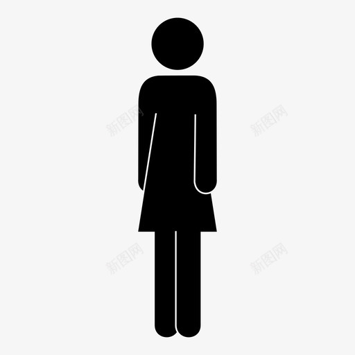 女性贴身人贴身身材图标svg_新图网 https://ixintu.com 人类 女孩 女性 性别 贴身人 贴身身材 身体