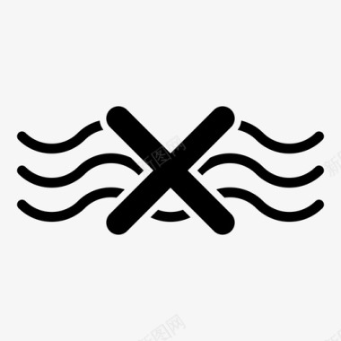 禁止用水用水许可洗手图标图标