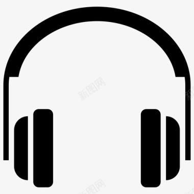 耳机复古收音机图标图标