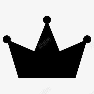 皇冠头饰国王图标图标
