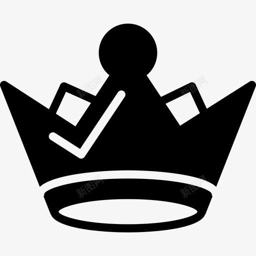 国王的皇冠形状皇冠图标svg_新图网 https://ixintu.com 国王的皇冠 形状 皇冠