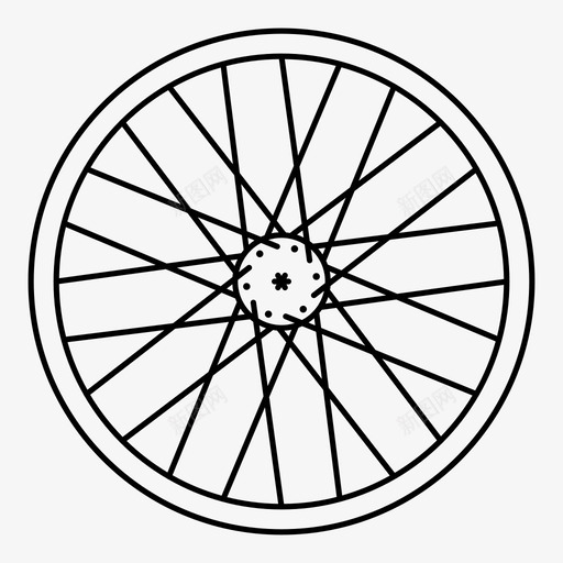 自行车轮子轮辐轮子自行车图标svg_新图网 https://ixintu.com 自行车手 自行车轮子 轮子自行车 轮辐
