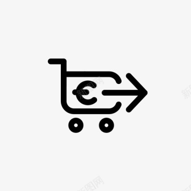 结账商店购物车图标图标