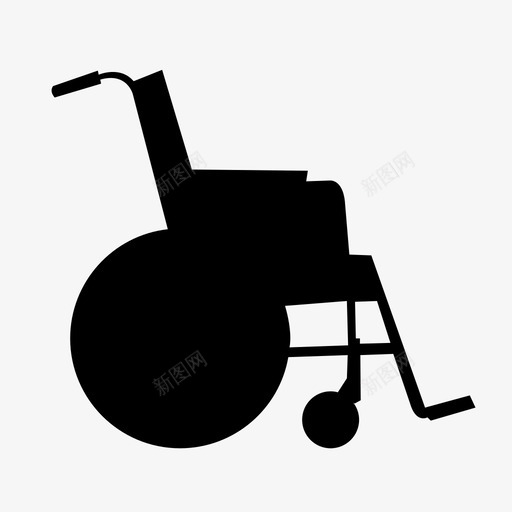 轮椅无障碍残废图标svg_新图网 https://ixintu.com 伤残 康复 无障碍 无障碍轮椅 残废 残障 轮椅