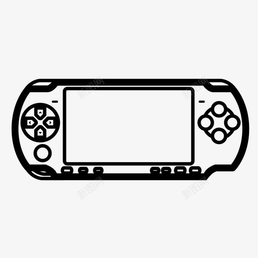 psp视频游戏技术图标svg_新图网 https://ixintu.com playstation psp 下一代 手持游戏 手持设备 技术 游戏设备 玩家 索尼 视频游戏