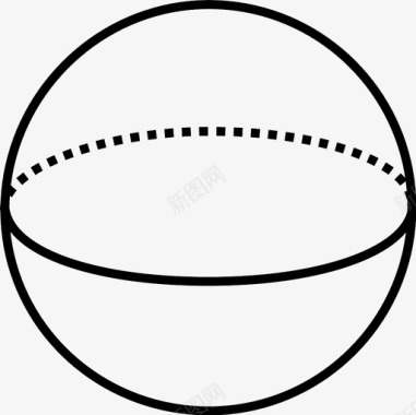 球体三维形状图标图标