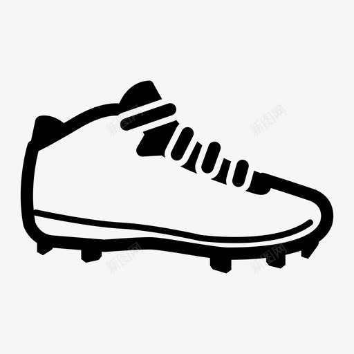 鞋钉棒球鞋鞋类图标svg_新图网 https://ixintu.com 棒球鞋 装备 运动鞋 钉鞋 鞋 鞋类 鞋钉