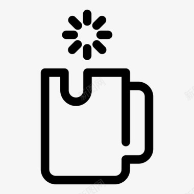 饮料茶马克杯图标图标