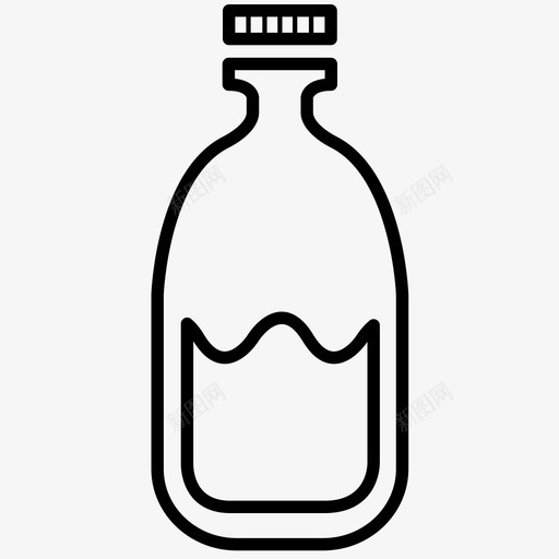 牛奶产品营养图标svg_新图网 https://ixintu.com 产品 健康零食 健康食品 杂货店 消费 牛奶 营养 食品杂货