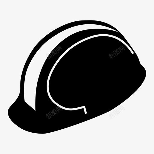 头盔结构安全帽图标svg_新图网 https://ixintu.com 头盔 安全帽 结构