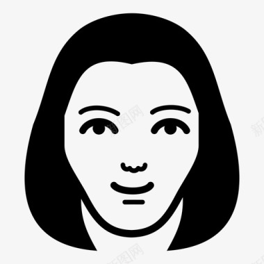 脸女人脸用户图标图标