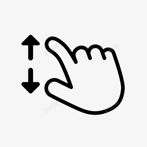 两个手指放大扩散滑动图标svg_新图网 https://ixintu.com 两个手指 两个手指放大 工具 平板电脑 扩散 滑动 点击 用户体验 线框 触摸 触摸手势