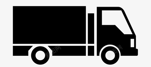 卡车卡车送货旅行图标图标