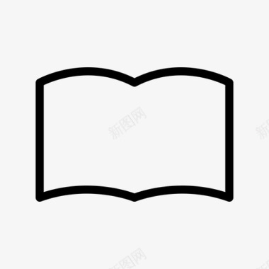 书课本简单图标图标