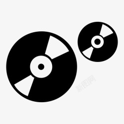 DJ音乐设备采购产品唱片音乐家音乐图标高清图片