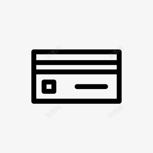 信用卡简单储蓄图标svg_新图网 https://ixintu.com 323 信用卡 借记卡 储蓄 数字货币 简单 货币 购买