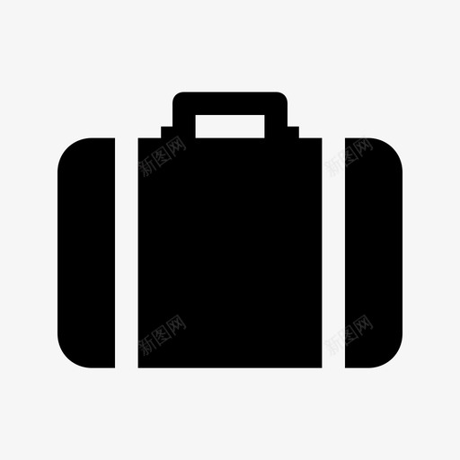 手提箱工作度假图标svg_新图网 https://ixintu.com 商务旅行 图标v1字形集 工作 度假 手提箱 旅行 行李 衣服