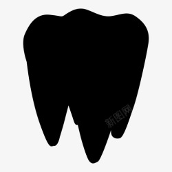 牙咬胶牙咬牙医图标高清图片