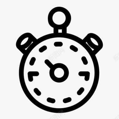 计时器时钟圈计时器图标图标