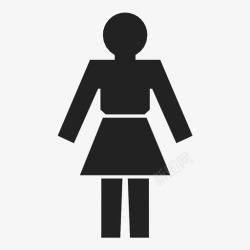 苏格兰短裙人用户剪影图标高清图片
