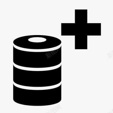 添加数据库存储服务器图标图标