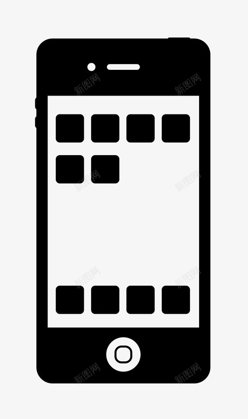 iphone电话技术图标svg_新图网 https://ixintu.com iphone 手机 技术 电子 电话 苹果 触摸屏 设备