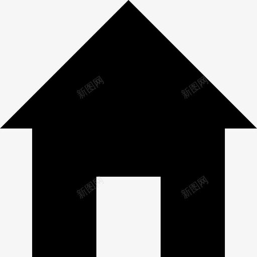 家房子生活空间图标svg_新图网 https://ixintu.com 住所 家 房子 生活空间