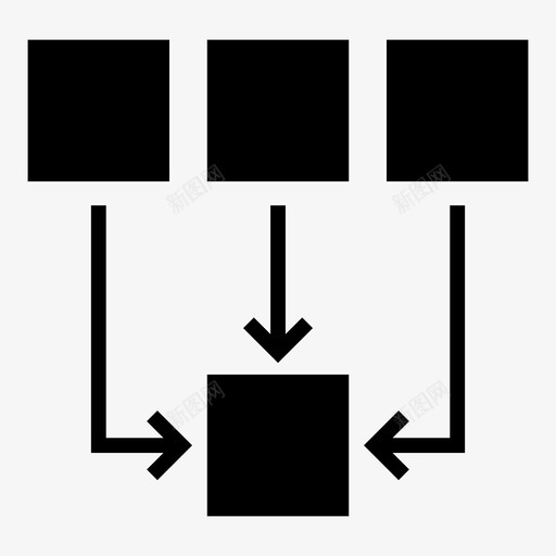 组织结构图办公室内部职业图标svg_新图网 https://ixintu.com 人力资源 办公室内部 管理 组织结构图 职业 职务 部分 黑色