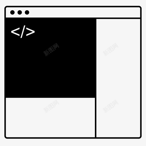 代码工具软件开发图标svg_新图网 https://ixintu.com css html 代码 信息学 工具 浏览器 编辑器 网站 计算机科学 软件开发