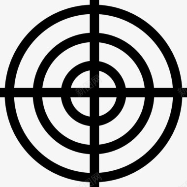 目标十字线狩猎图标图标