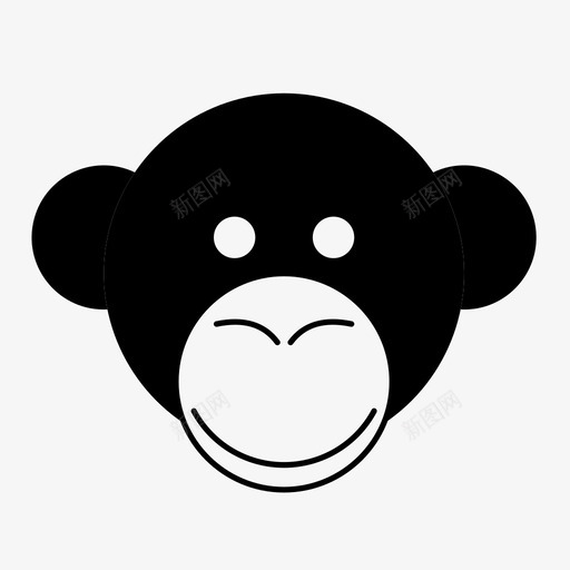 猴子丛林头图标svg_新图网 https://ixintu.com 丛林 动物 哺乳动物 头 快乐的猴子 快乐的黑猩猩 猴子 猿 脸 黑猩猩