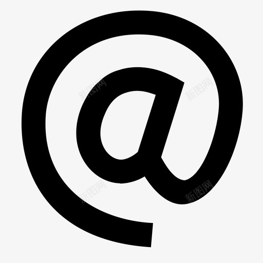 在在签名联系人图标svg_新图网 https://ixintu.com 在 在签名 排版 电子邮件 电子邮件地址 符号 类型符号 联系人