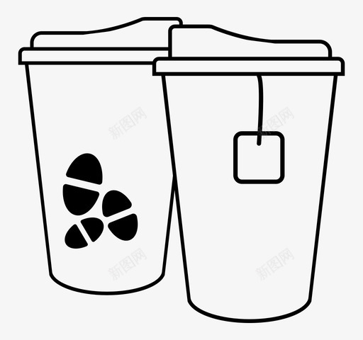 饮料茶杯茶和咖啡图标svg_新图网 https://ixintu.com 咖啡因 咖啡杯 热咖啡 热茶 热饮 茶logo 茶和咖啡 茶杯 饮料 饮料去