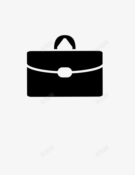 旅行箱行李把手图标svg_新图网 https://ixintu.com 公文包 包 商务 工作 把手 按钮 旅行箱 行李 随身携带