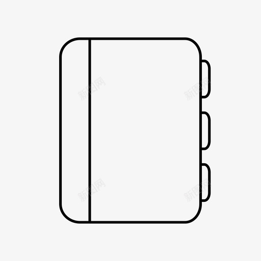 联系人粘贴纸张图标svg_新图网 https://ixintu.com 业务 办公室 地址 文档 粘贴 纸张 联系人 通讯簿
