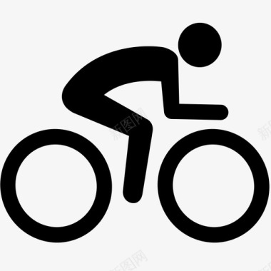 自行车公路自行车环法自行车赛图标图标