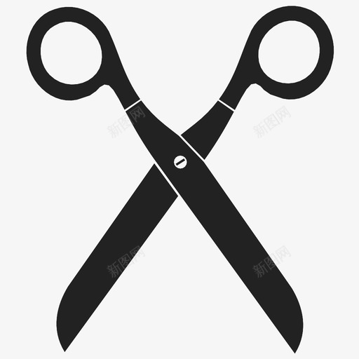 剪刀工艺品纸图标svg_新图网 https://ixintu.com 剪刀 工艺品 纸