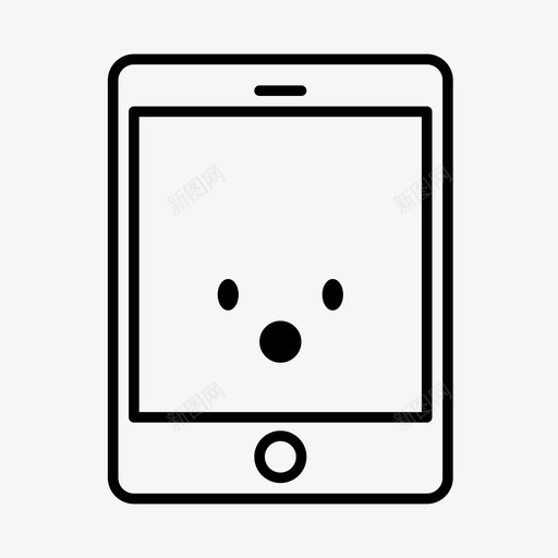 平板电脑ipadkawaii图标svg_新图网 https://ixintu.com ipad kawaii nexus siri 三星 个人助理 平板电脑 智能设备 震惊