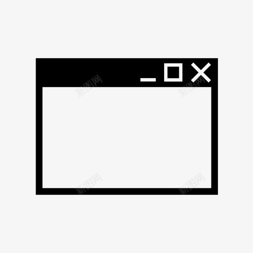 浏览器计算机接口图标svg_新图网 https://ixintu.com 接口 浏览器 程序 窗口 系统 计算机