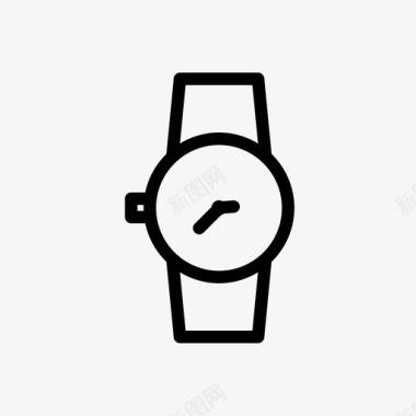 手表手表腕表跟踪时间图标图标