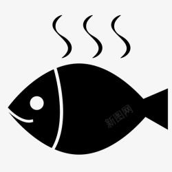 鱼腥味鱼臭臭鱼图标高清图片
