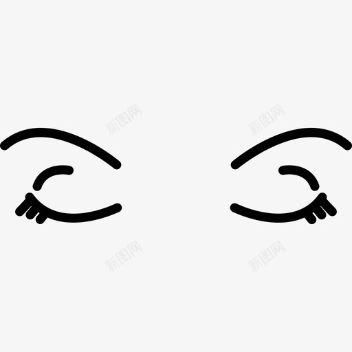 女性人类的眼睛人身体部位图标svg_新图网 https://ixintu.com 人 女性人类的眼睛 身体部位