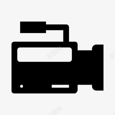 摄像机录像机图标v1-字形集图标