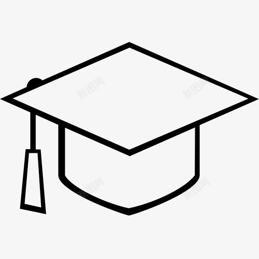 砂浆板学习帽子图标svg_新图网 https://ixintu.com 学习 学历 帽子 成就 毕业 毕业帽 砂浆板